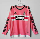 Camisa da Juventus 2015 Retrô  Manga longa - Rosa