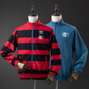 CORTA VENTO REVERSIVEL FLAMENGO VERMELHO E AZUL